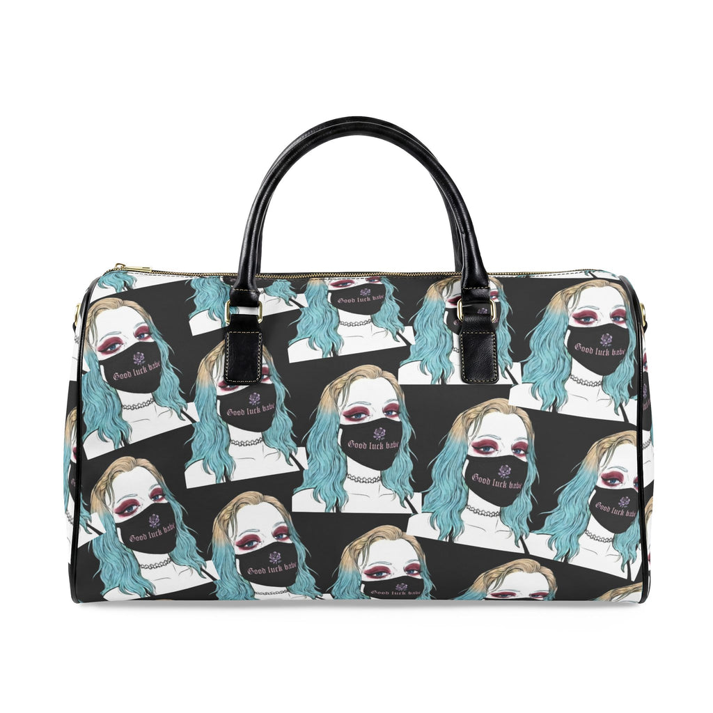 Good Luck Babe™ 💋Faux Leather Travel Bag (back-masking to avoid casino security)
