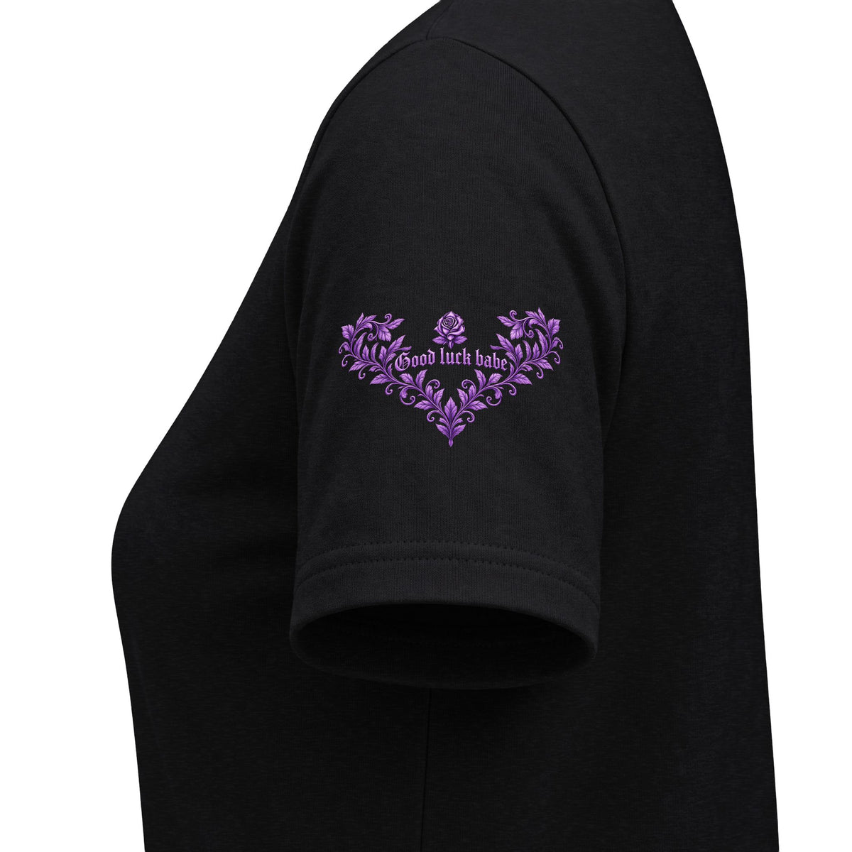 Good Luck Babe™ 💋Lavender floral Women's V-Neck T