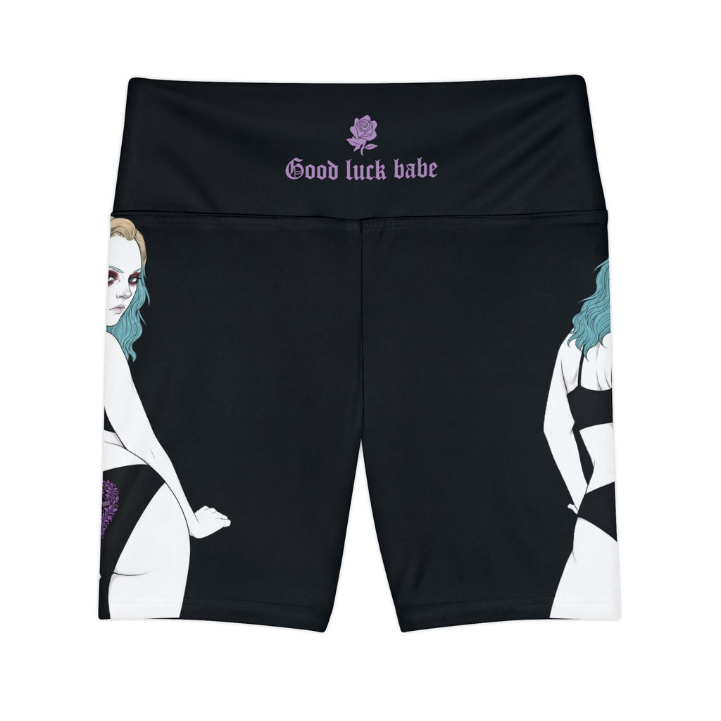 Good Luck Babe™ Black Workout Shorts