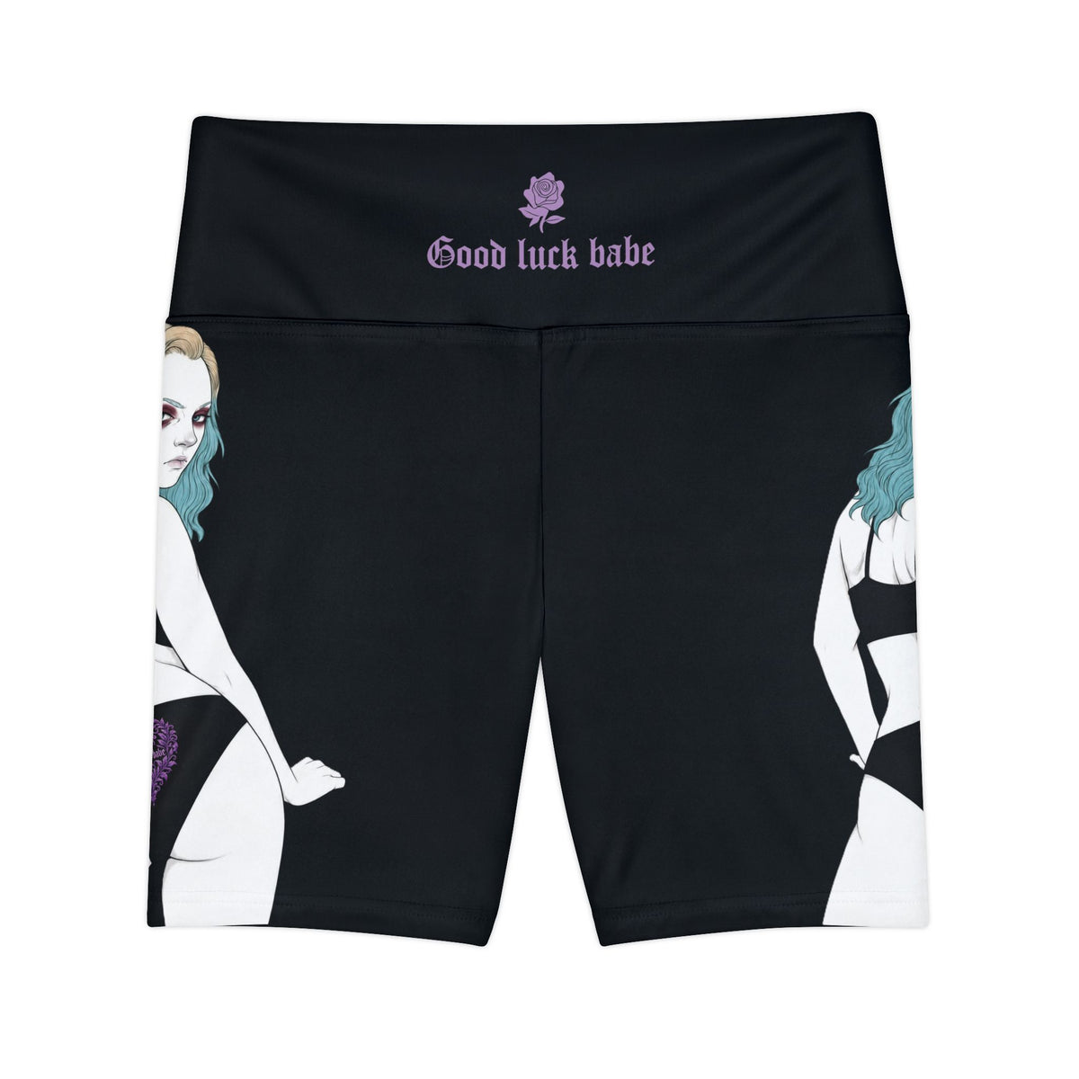 Good Luck Babe™ Black Workout Shorts