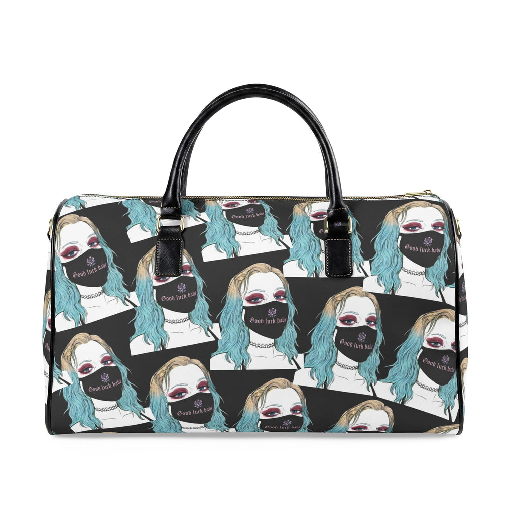Good Luck Babe™ 💋Faux Leather Travel Bag (back-masking to avoid casino security)