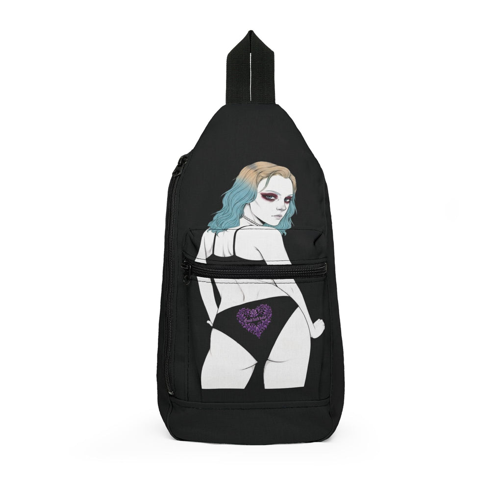 Good Luck Babe™ Cutest Sling Bag Ever 💋Side zip compartments.