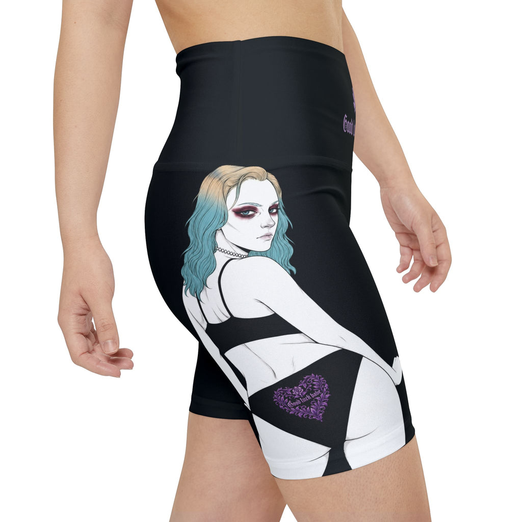 Good Luck Babe™ Black Workout Shorts