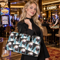 Good Luck Babe™ 💋Faux Leather Travel Bag (back-masking to avoid casino security)