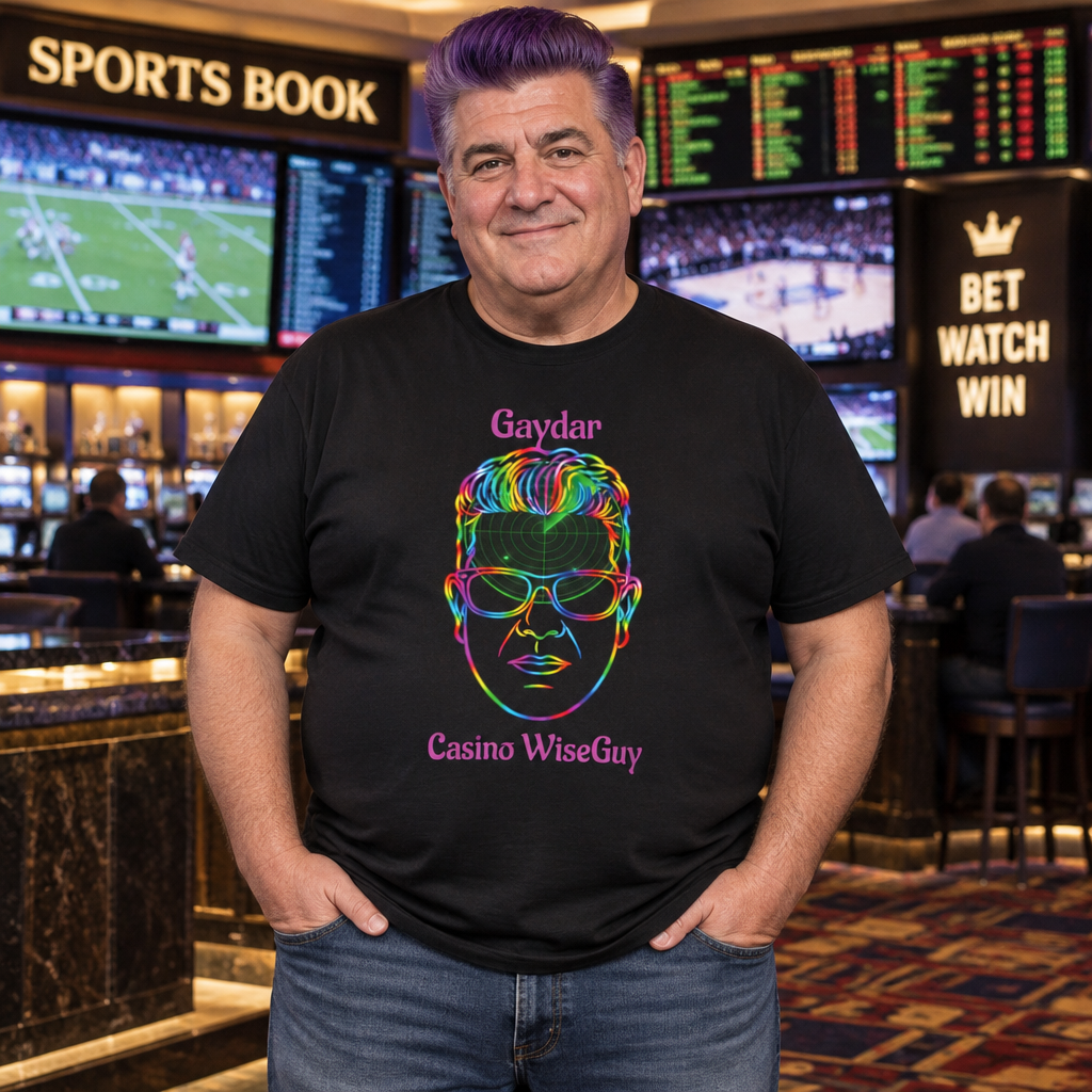 Gaydar T-Shirt Casino WiseGuy™