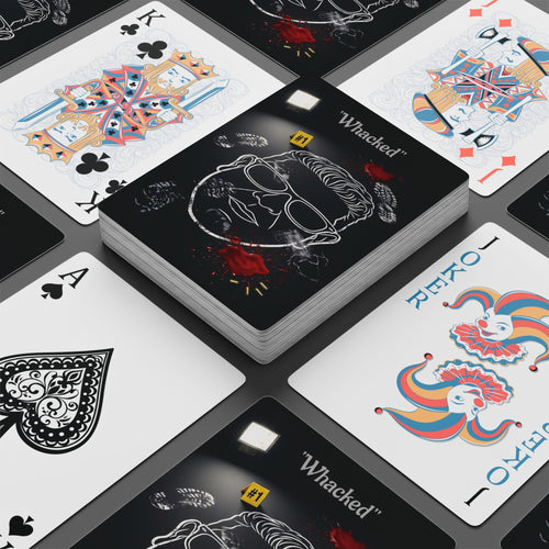 "Whacked" Casino WiseGuy™ Playing Cards.  Wiseguys like to play games