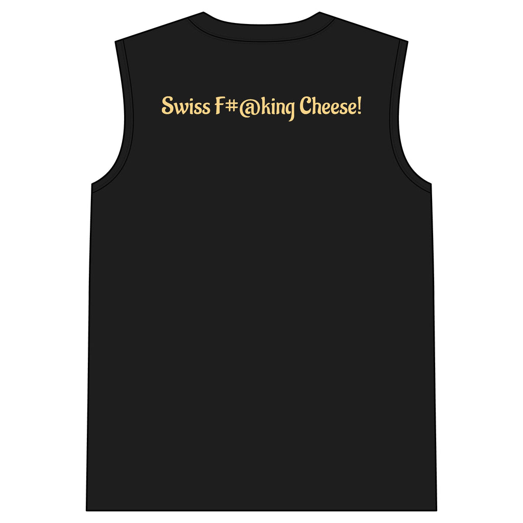 I'll Turn You Into Swiss Cheese! Casino WiseGuy™ Sleeveless Tee