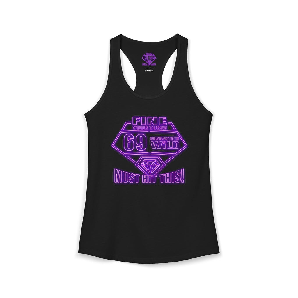 69 Must Hit This! Women's Racerback Tank Top. 69Purp™