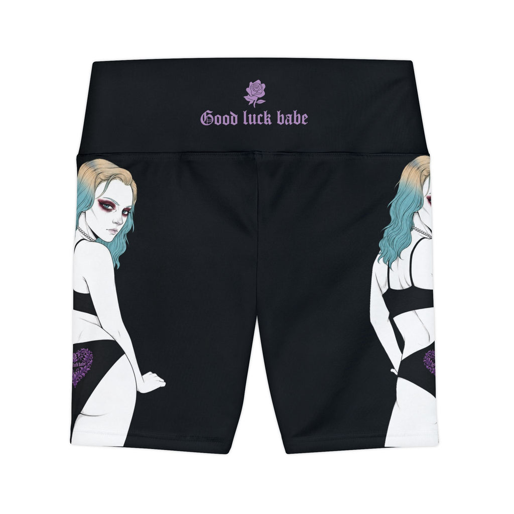 Good Luck Babe™ Black Workout Shorts