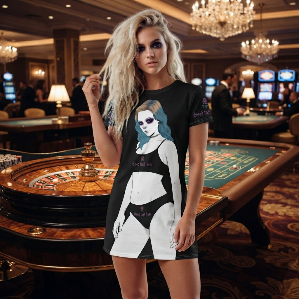 Good Luck Babe™ 💋 T-Shirt Dress 💋 Super Cute!