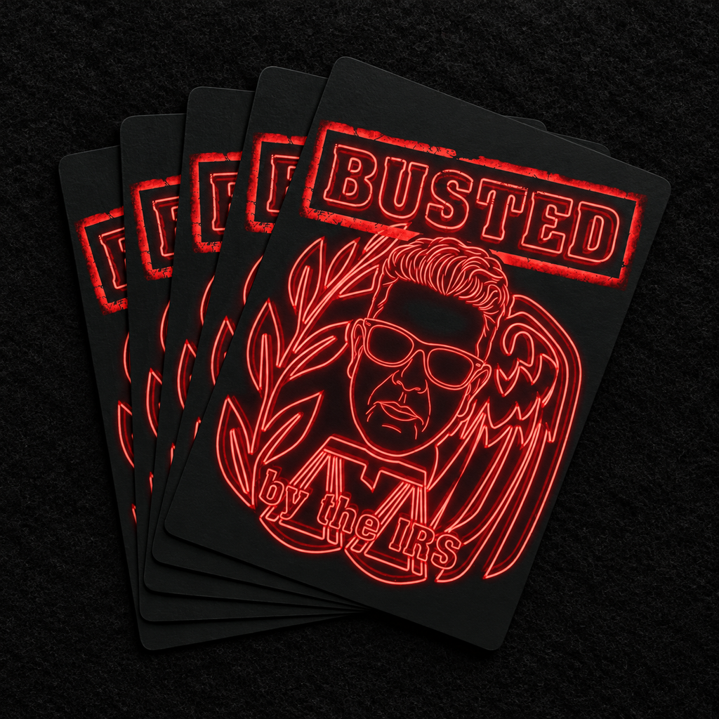 BUSTED by the IRS Casino WiseGuy™ Playing Cards